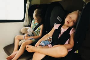 family motorhome hire childrens car seats