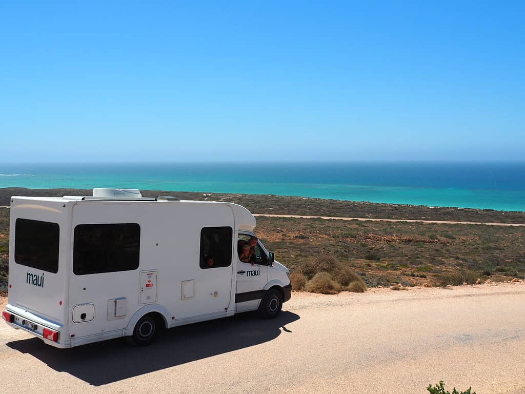 Maui campervan in Perth to Darwin road trip